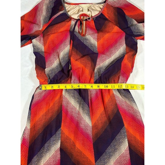 Banana Republic Women’s Abstract Design Bright Colors Mini Dress Size 4 - Picture 8 of 10